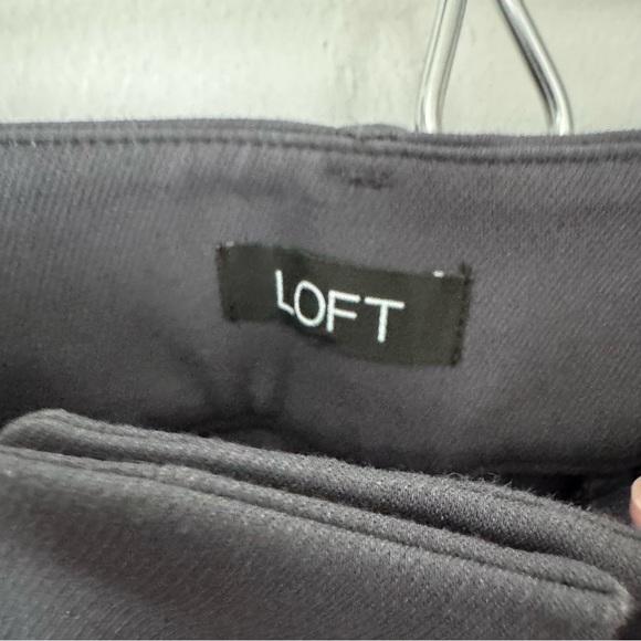 Loft smokey blue dressy Skinny Pant Size 8 - Picture 5 of 7